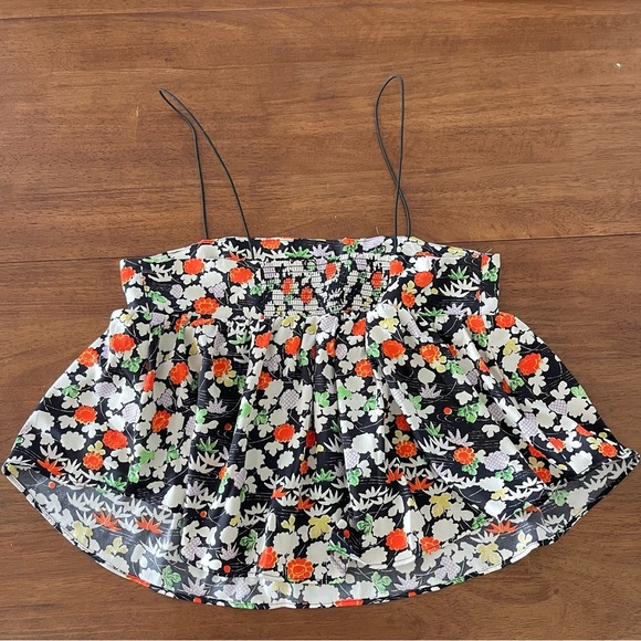 Urban Outfitters Floral Babydoll Top - Picture 6 of 7